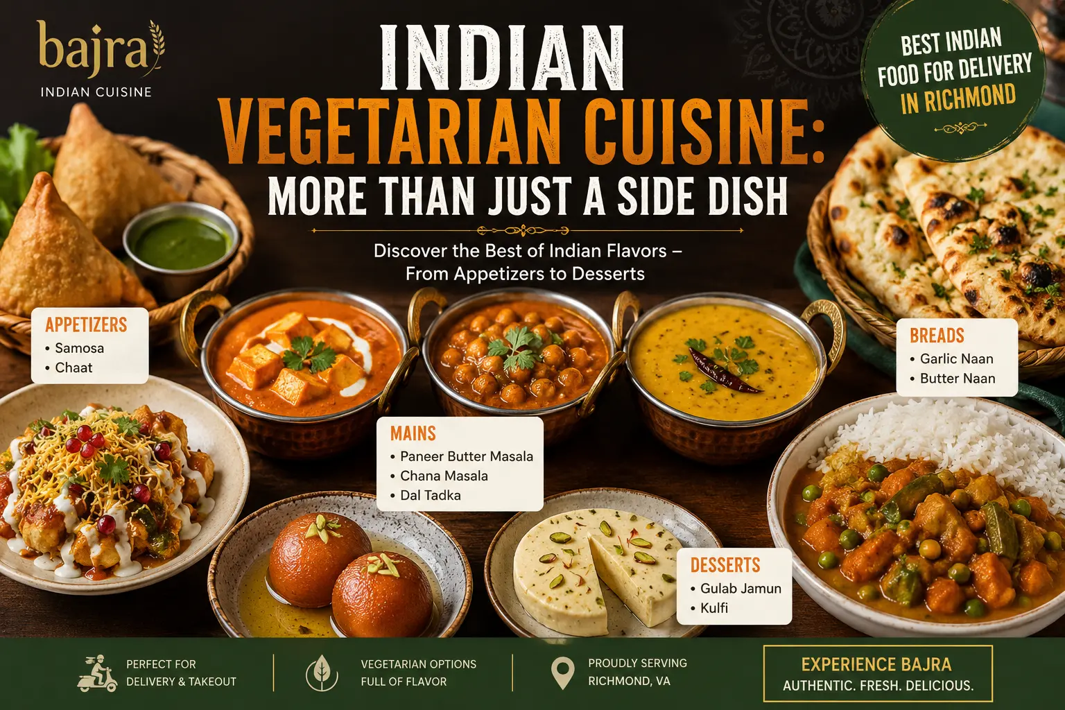 Indian Vegetarian Cuisine: More Than Just a Side Dish